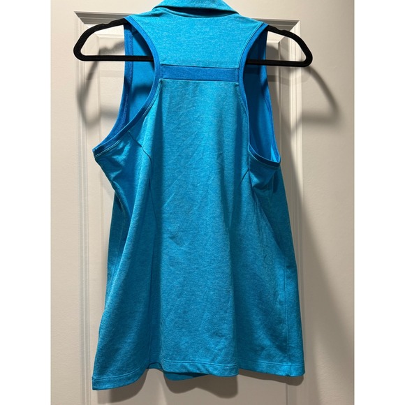 Nike Golf Tour Performance Womens Large Blue Sleeveless Dri-FIT Polo Shirt L - Picture 4 of 4